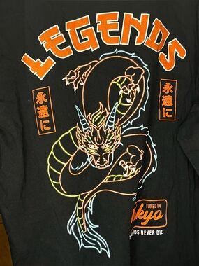 Japanese dragon tshirt